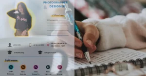 Layout CV Fotografer