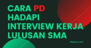 Interview Kerja SMA