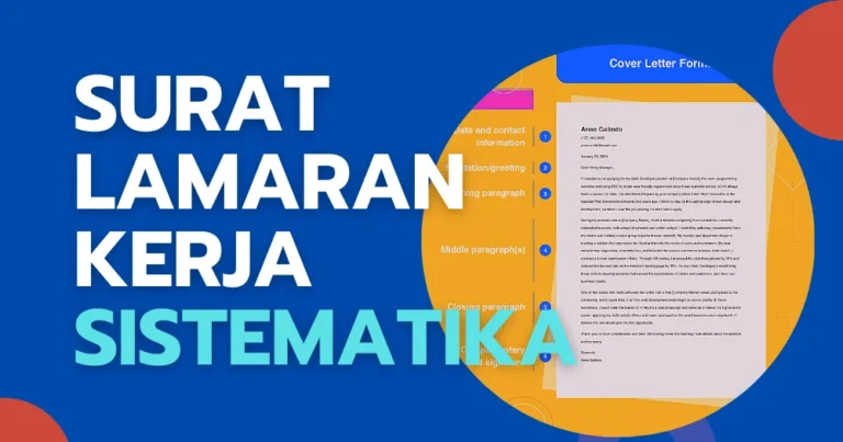 Arti dan Contoh Surat Lamaran Pekerjaan Sistematika