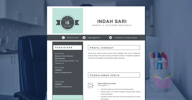 Contoh CV Market and Customer Research Word