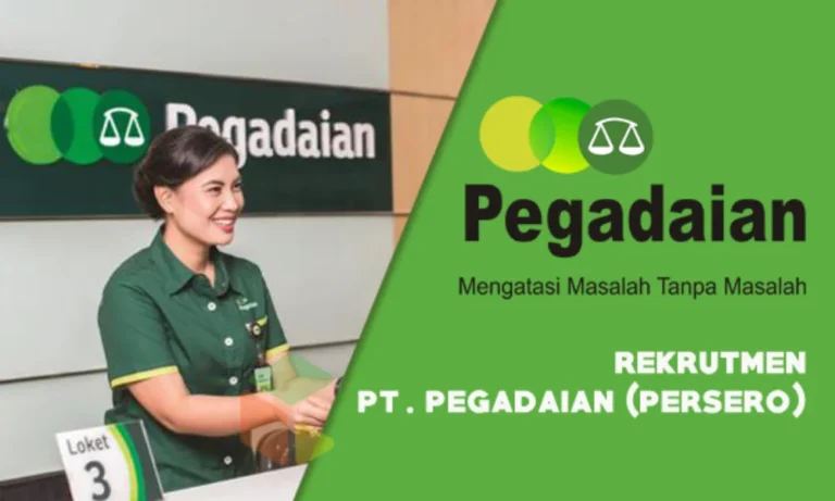 Lowongan Kerja PT Pegadaian (Persero) Tahun 2024