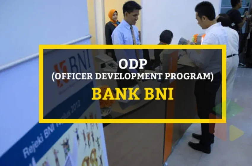  Lowongan Kerja Bank BNI Officer Development Program 2024